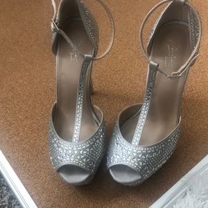 Silver heels